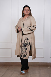 Beige Eclipse Kurti Pant Set
