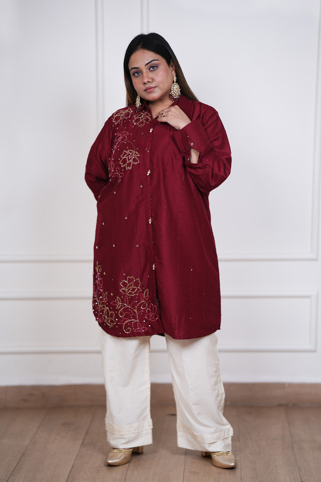 Gulnaar Noor Kurti–Pant Set