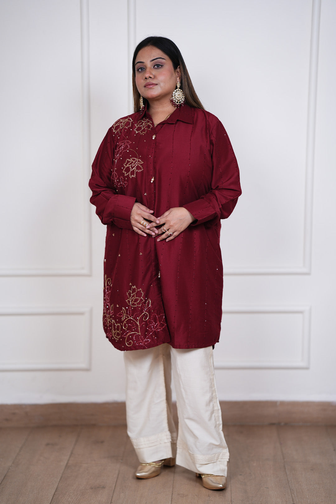 Gulnaar Noor Kurti–Pant Set