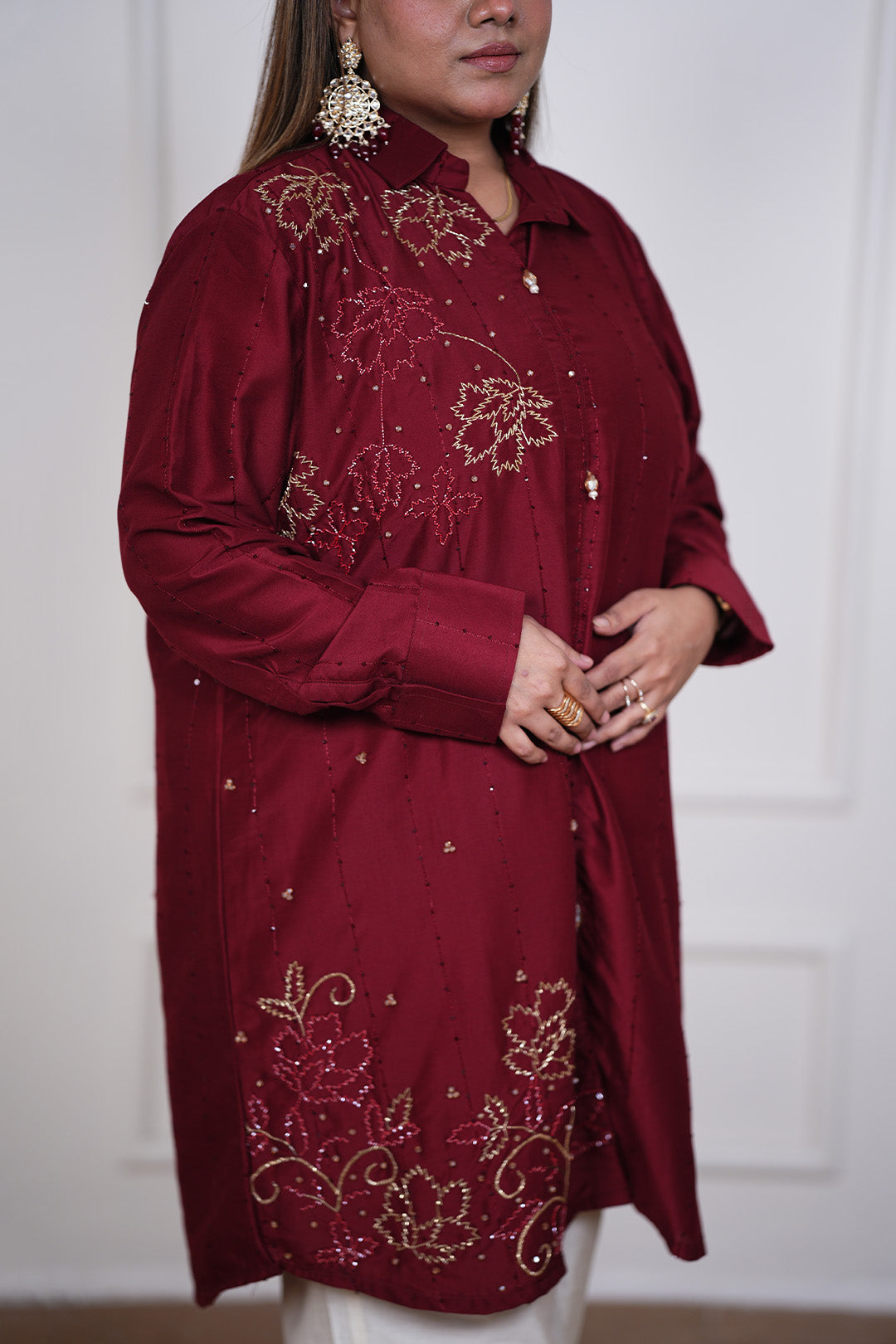 Gulnaar Noor Kurti–Pant Set