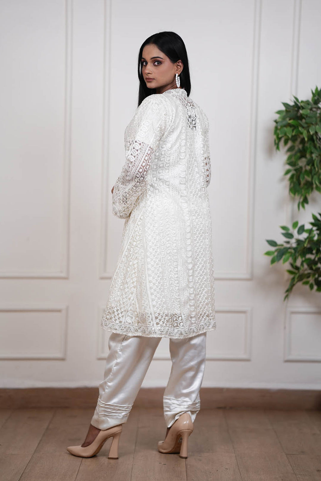 Ivory Whisper Jacket Set