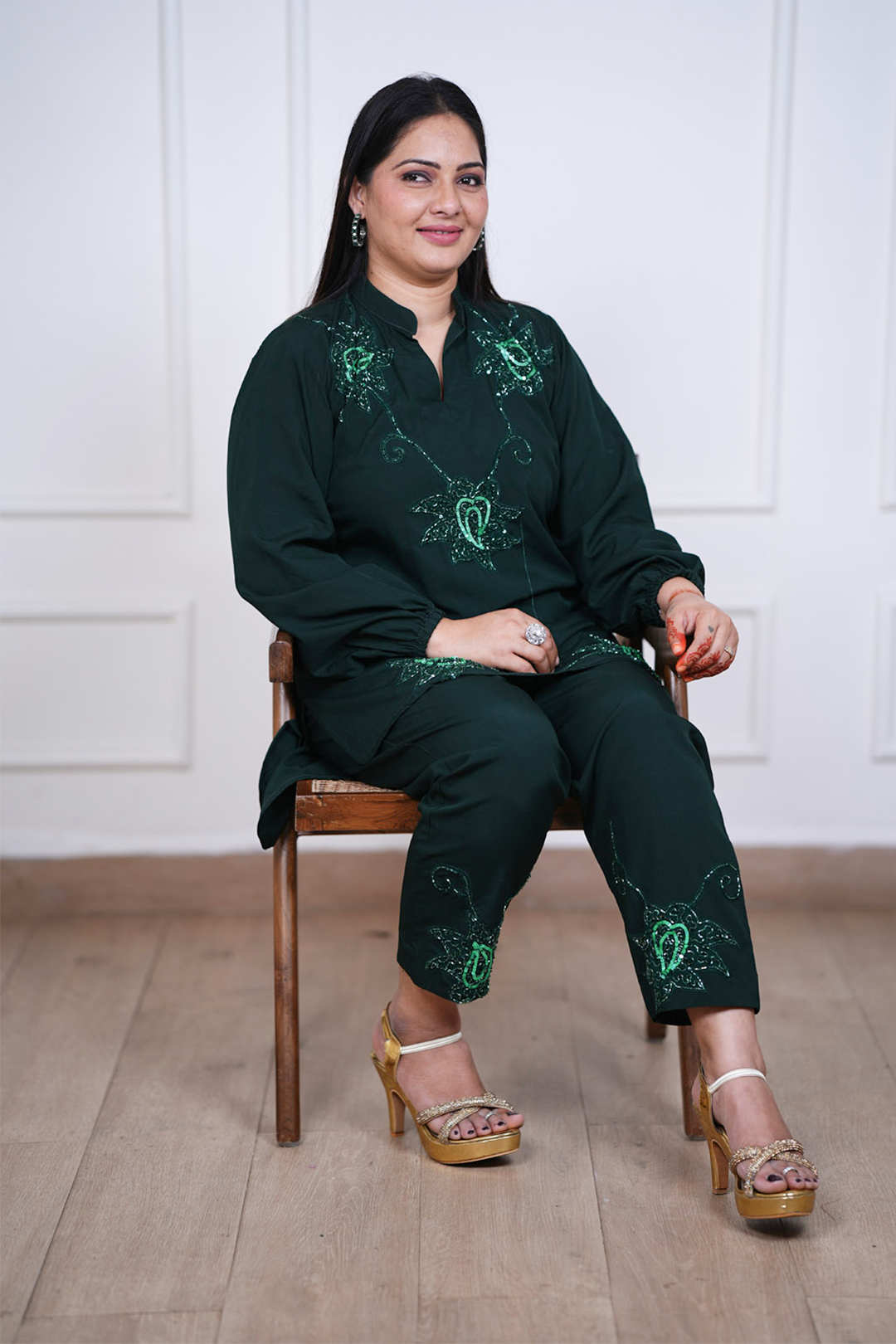 Emerald Nocturne Co-ord Set