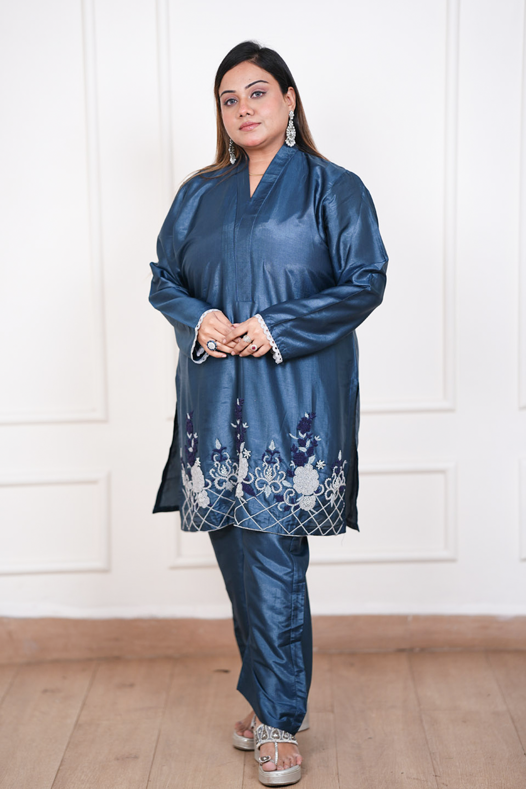 Indigo Bloom Co-ord Set