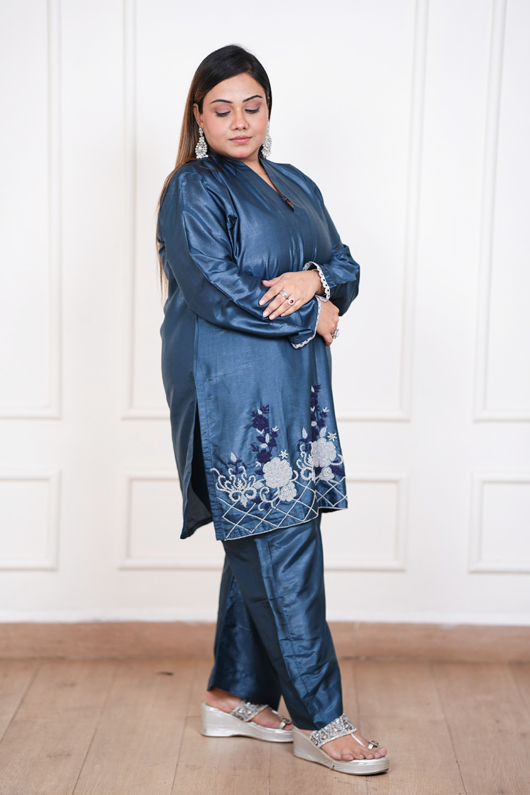 Indigo Bloom Co-ord Set