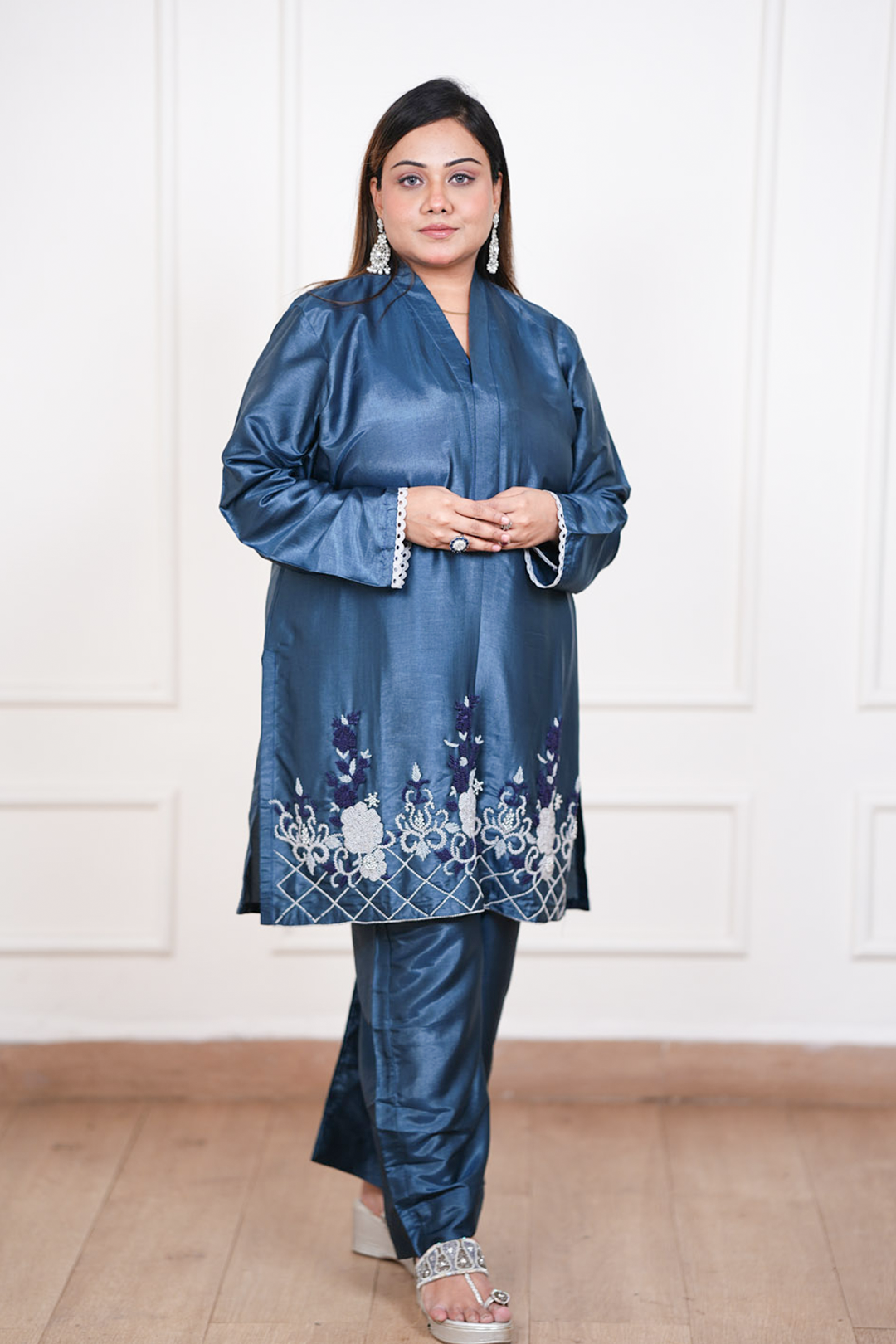 Indigo Bloom Co-ord Set