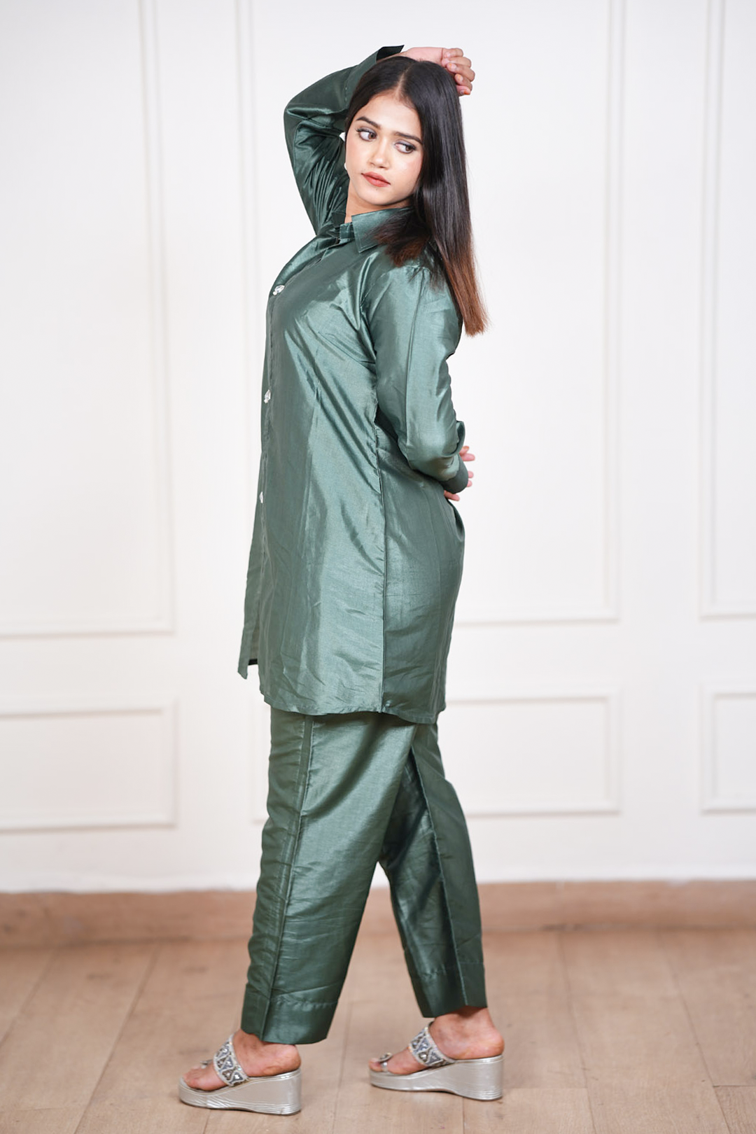 Aranya Forest Bloom Co-ord set