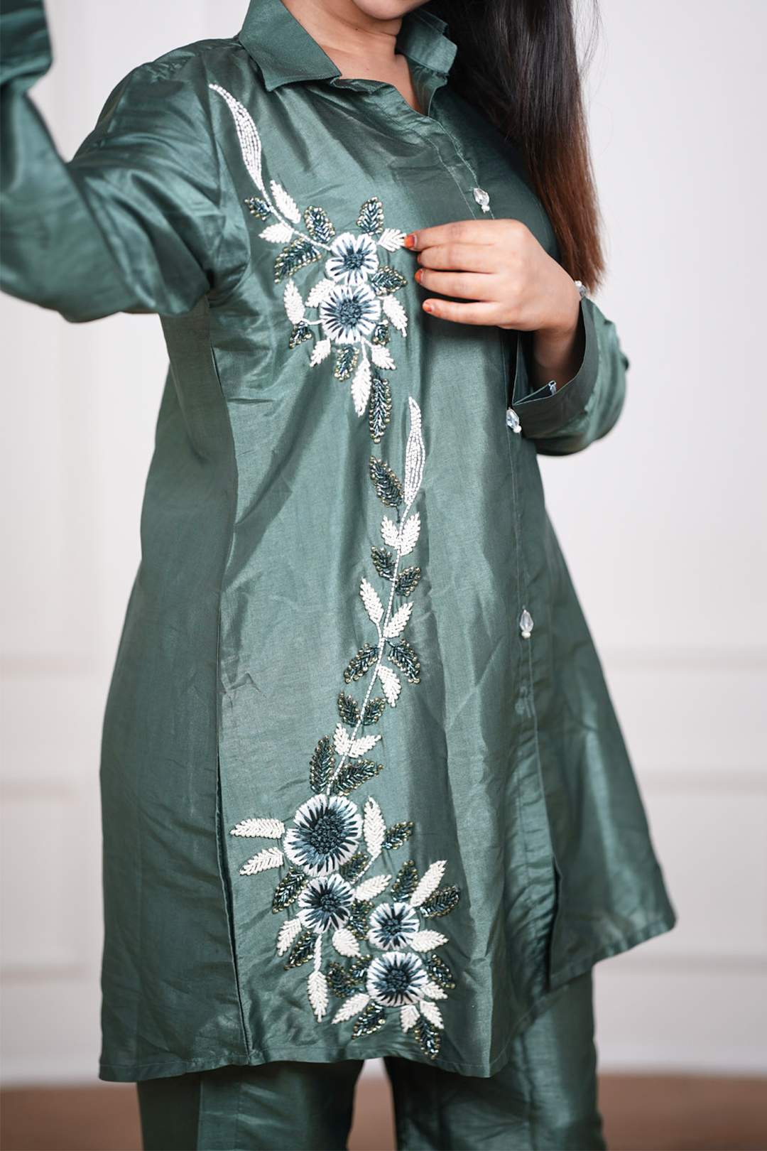 Aranya Forest Bloom Co-ord set