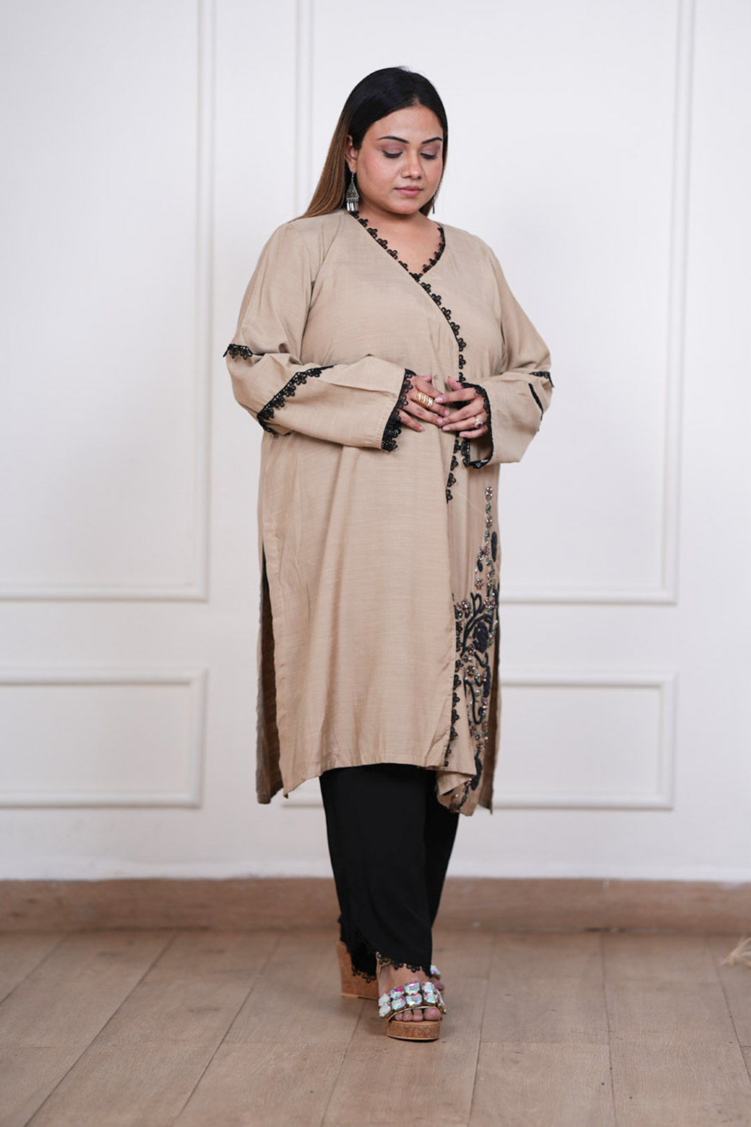 Beige Eclipse Co-ord Set