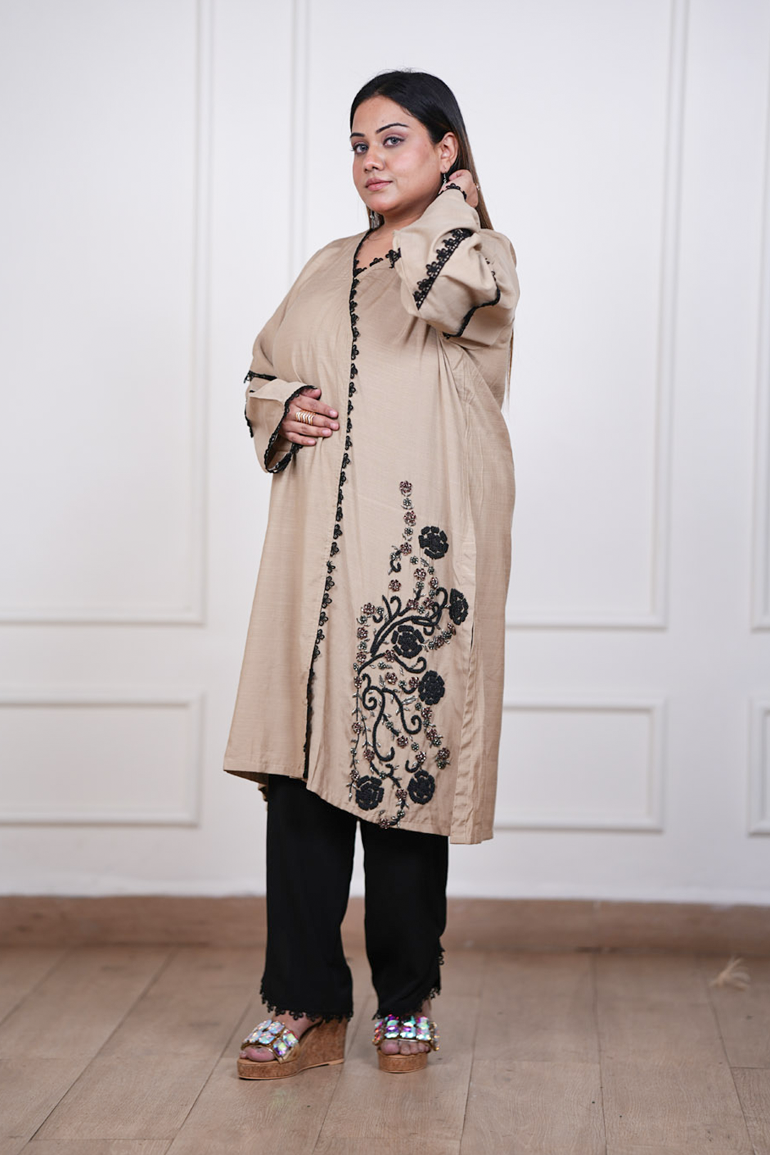 Beige Eclipse Co-ord Set