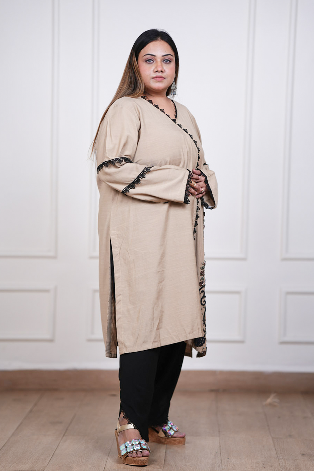 Beige Eclipse Co-ord Set