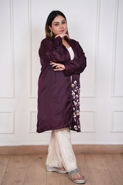 Inaaya Plum Garden Luxe Ensemble