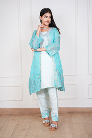 Ira Aqua Mist Fusion Jacket Set