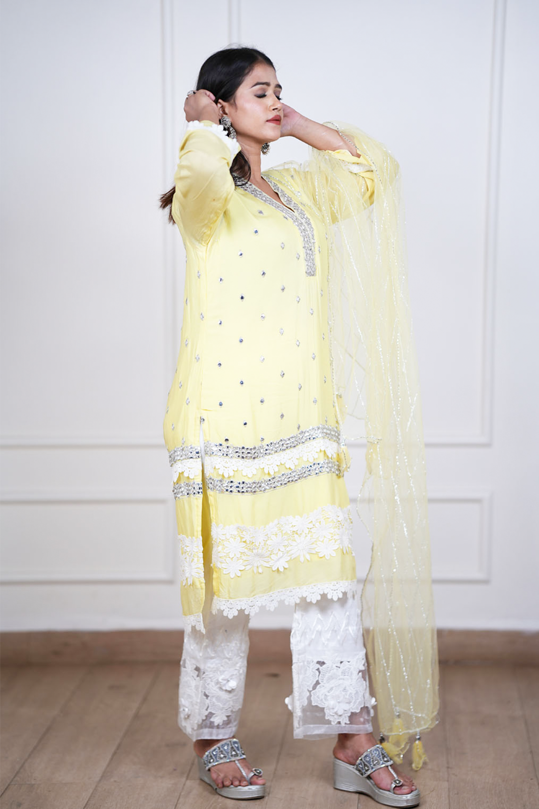 Zimal Silver Whisper Suit