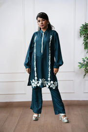 Teal Edge Co-ord Set