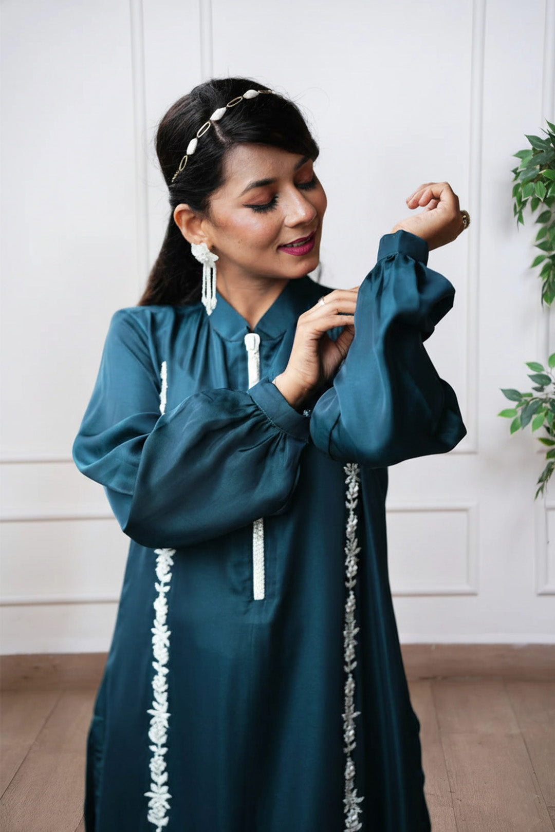 Teal Edge Co-ord Set